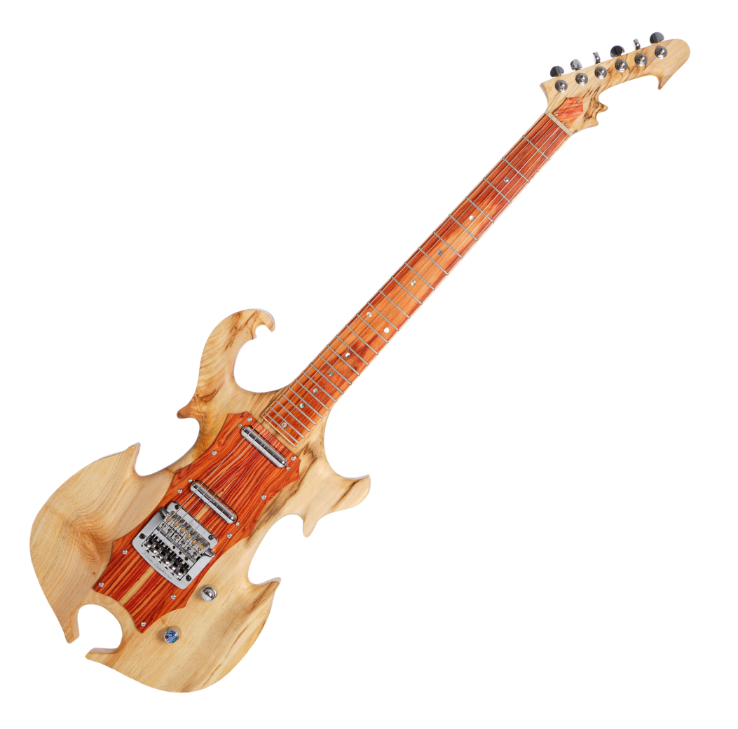 Diptych Silver guitar